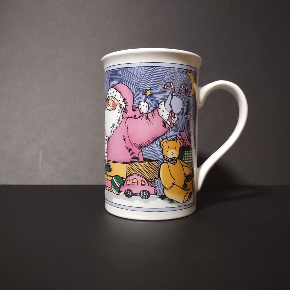 Festive Santa Mug with Toys